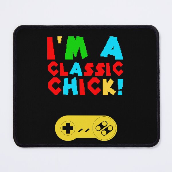 Item preview, I'm A Classic Chick (90's Gamer Font) designed and sold by T.A.S. BRAND.