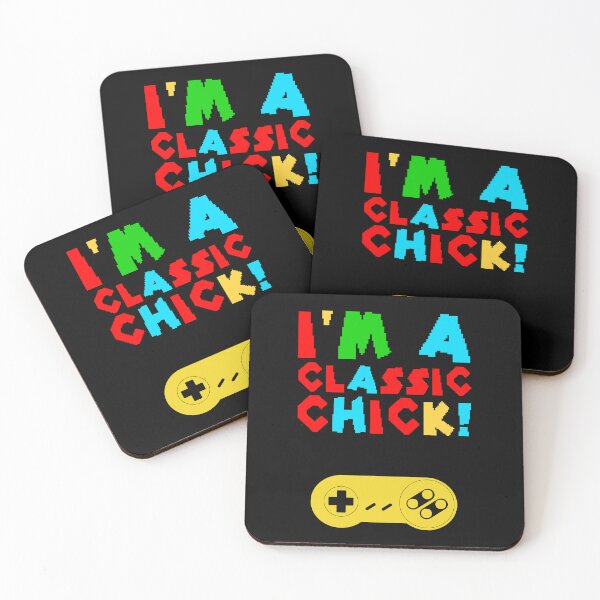 Item preview, I'm A Classic Chick (90's Gamer Font) designed and sold by T.A.S. BRAND.