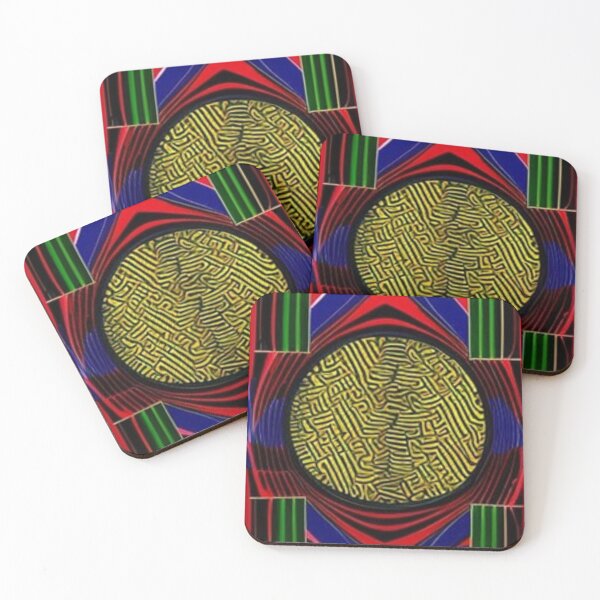 Item preview, AI Art African Bongos Drums African Print designed and sold by MugsNstuff Live Love Create!.