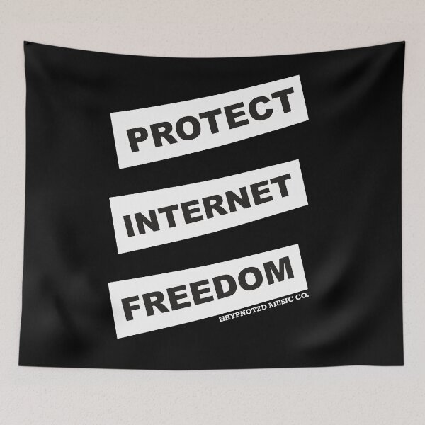 Item preview, PROTECT INTERNET FREEDOM designed and sold by paulo silveira.