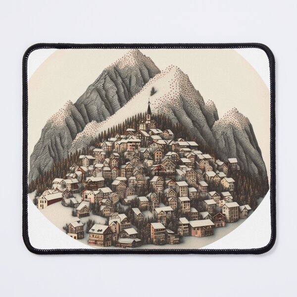 Item preview, Mini Mountain Snow Village designed and sold by Vetrotek.