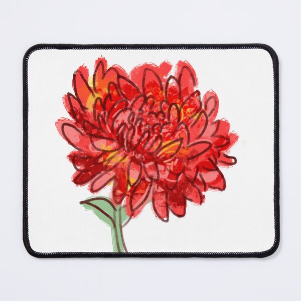 Item preview, Chrysanthemum Sticker designed and sold by alinas-arts.