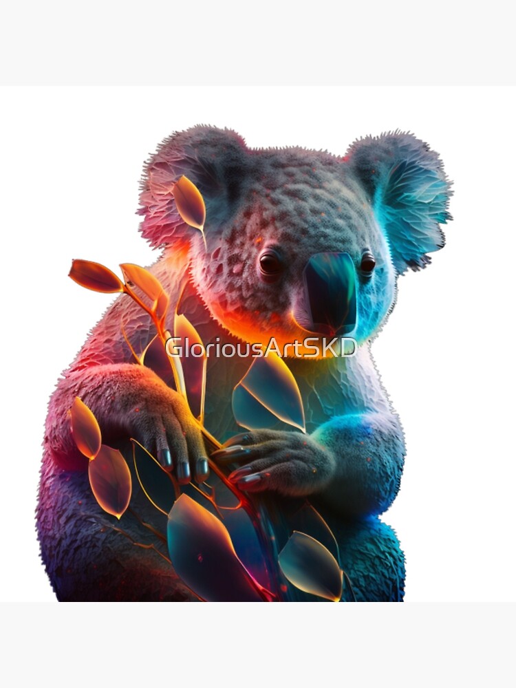 Colourful and Beautiful Koala | Art Board Print