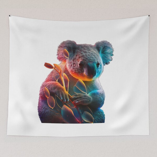 Item preview, Colourful and Beautiful Koala designed and sold by GloriousArtSKD.