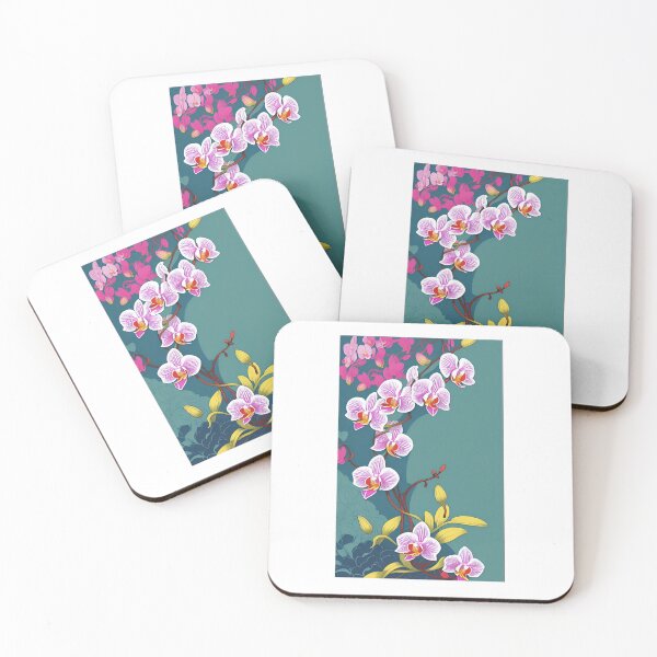 Item preview, Orchid flower artwork designed and sold by GroovyDino.