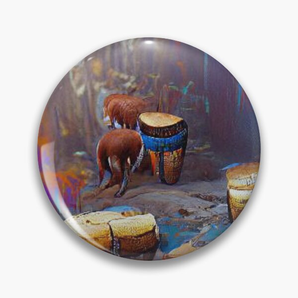Item preview, AI Art African Bongs and Congos designed and sold by MugsNstuff Live Love Create!.
