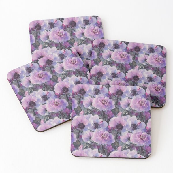 Artikelvorschau, Pink and Purple Flower Pattern entworfen und verkauft von Sweet  Zoe Shop.