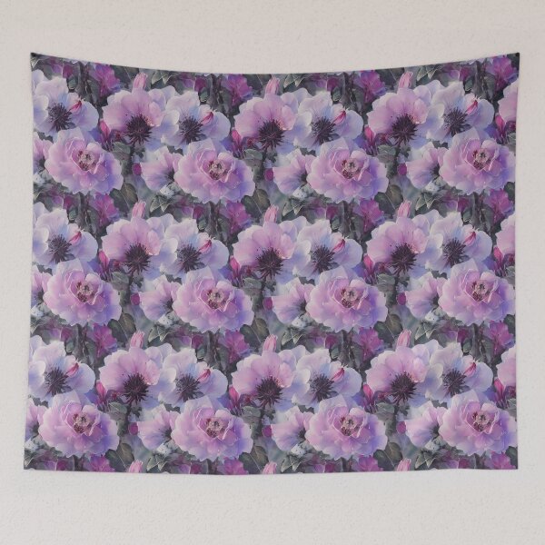 Item preview, Pink and Purple Flower Pattern designed and sold by Sweet  Zoe Shop.