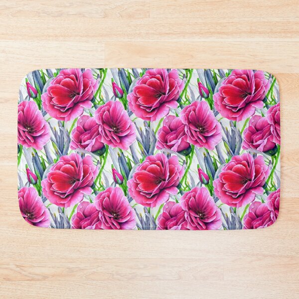 Item preview, Red Poppies Flower Pattern designed and sold by Sweet  Zoe Shop.