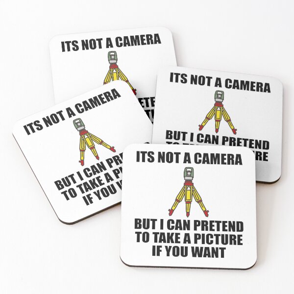 Item preview, Its Not a Camera Land Survey Tripod - Funny Land Surveying - Funny Land Surveyor Gifts Black Text designed and sold by Land Survey Shirts.