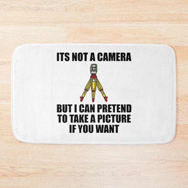 Item preview, Its Not a Camera Land Survey Tripod - Funny Land Surveying - Funny Land Surveyor Gifts Black Text designed and sold by Land Survey Shirts.