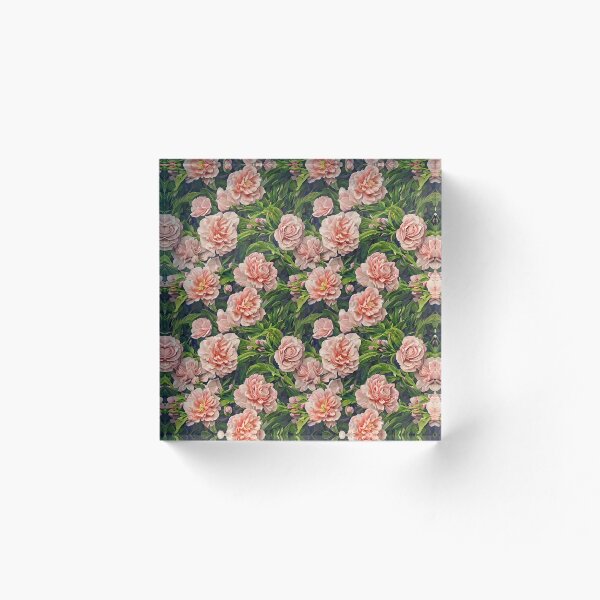 Item preview, Double Petals Peony Flowers Pattern designed and sold by Sweet  Zoe Shop.