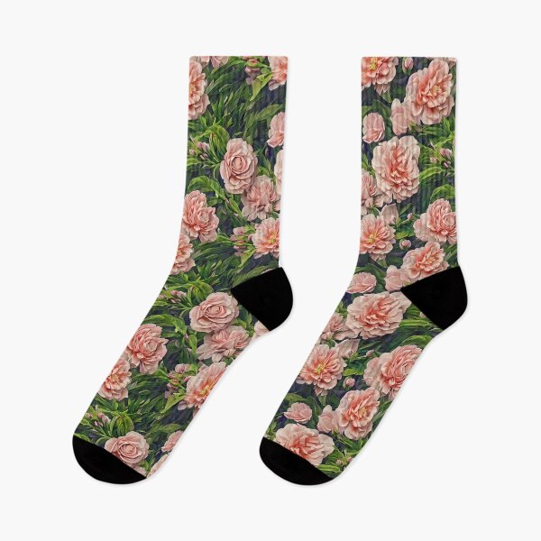 Item preview, Double Petals Peony Flowers Pattern designed and sold by Sweet  Zoe Shop.