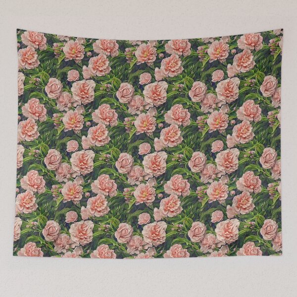Item preview, Double Petals Peony Flowers Pattern designed and sold by Sweet  Zoe Shop.