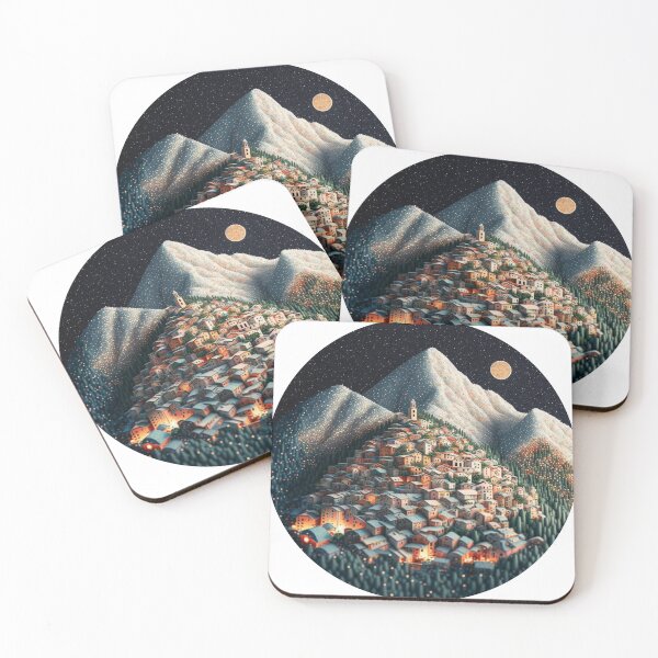 Item preview, Mountain Town designed and sold by Vetrotek.