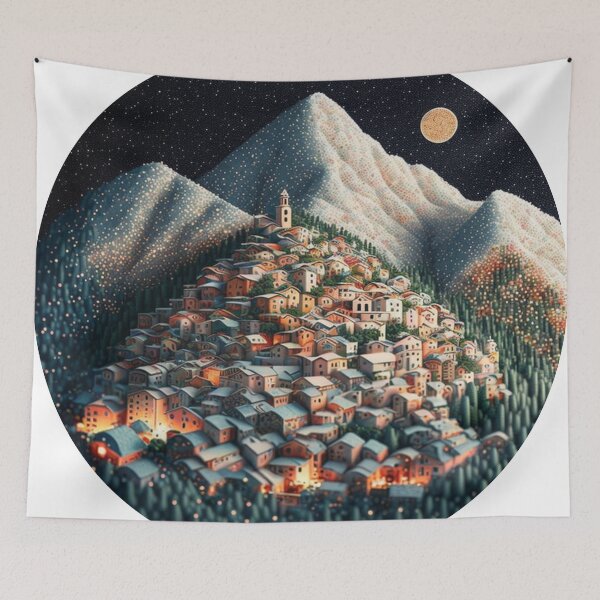 Item preview, Mountain Town designed and sold by Vetrotek.