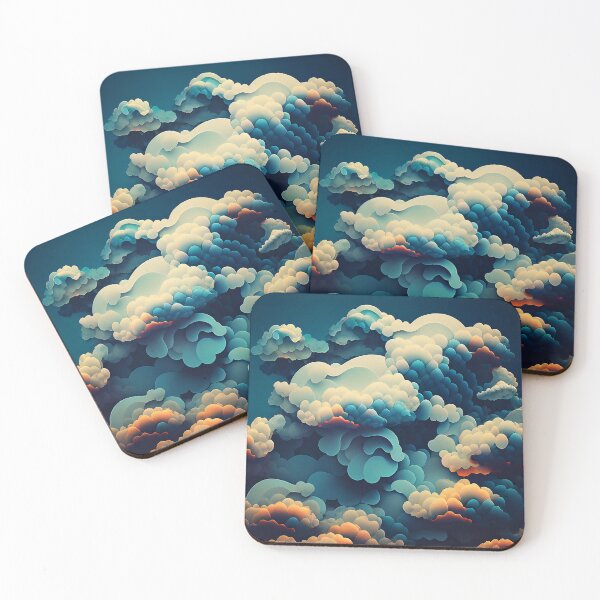 Item preview, Sea of clouds pattern designed and sold by TrendyArtInk.