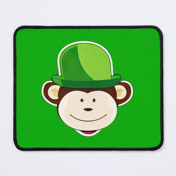 Item preview, Cute St. Patrick's Day Monkey designed and sold by Hiimtrace.