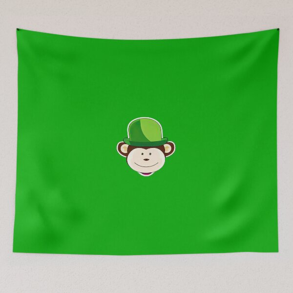 Item preview, Cute St. Patrick's Day Monkey designed and sold by Hiimtrace.