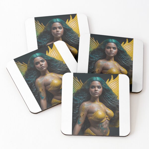 Item preview, Yellow Mermaid designed and sold by Solace Sparkles.