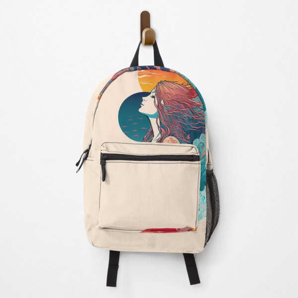 Item preview, Power Girl And Ocean Waves designed and sold by I Am Cuta.
