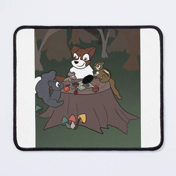 Item preview, Kindmouse: friends having a picnic designed and sold by KindmouseArt.