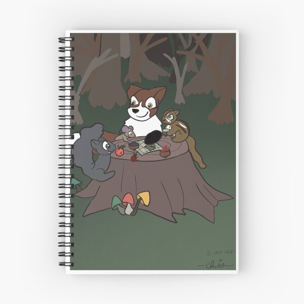 Item preview, Kindmouse: friends having a picnic  designed and sold by KindmouseArt.