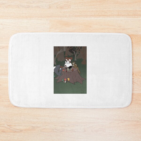 Item preview, Kindmouse: friends having a picnic  designed and sold by KindmouseArt.