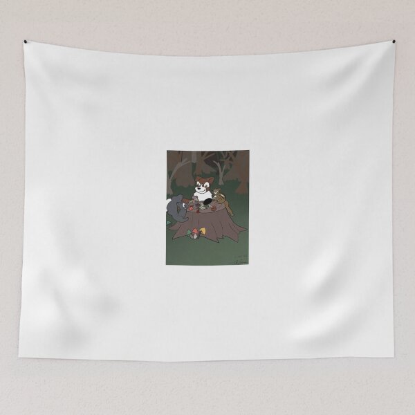 Item preview, Kindmouse: friends having a picnic  designed and sold by KindmouseArt.