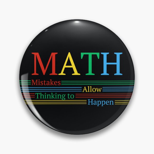 Item preview, MATH Means Mistakes Allow Thinking to Happen designed and sold by MathVerge.