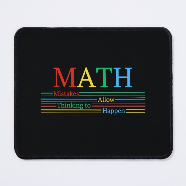 Item preview, MATH Means Mistakes Allow Thinking to Happen designed and sold by MathVerge.