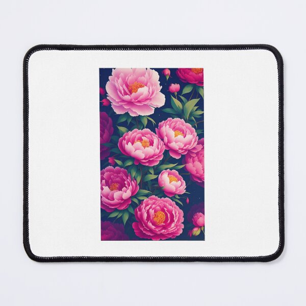 Item preview, Peony flower artwork designed and sold by GroovyDino.