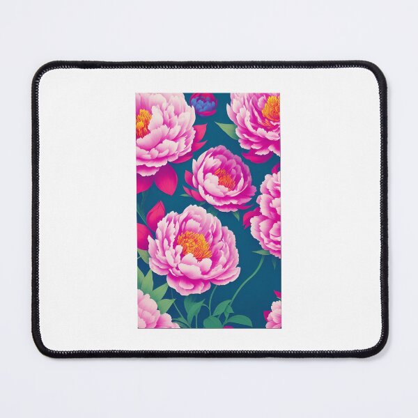 Item preview, Peony flower artwork designed and sold by GroovyDino.