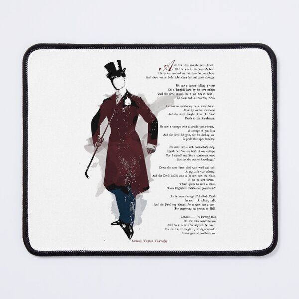 Item preview, Coleridge quote - The Devil's Thoughts designed and sold by Artorioum.