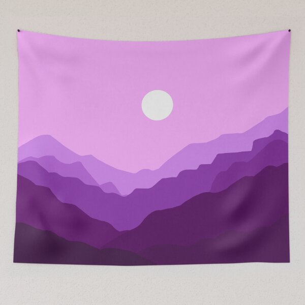 Item preview, Purple mountains designed and sold by mia-alice85.