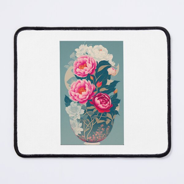 Item preview, Peony flower artwork designed and sold by GroovyDino.