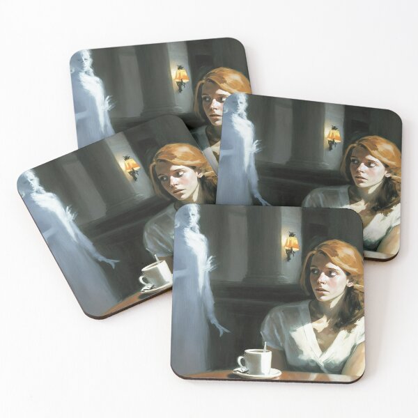 Item preview, Haunted hotel, vintage art designed and sold by Lonesomefolk.