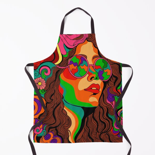 Item preview, Groovy Hippie Psychedelic Girl designed and sold by I Am Cuta.