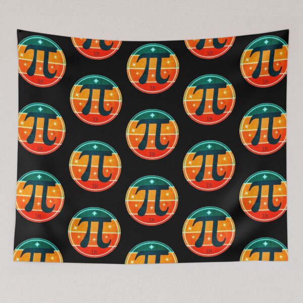 Item preview, PI Day Retro Sunset Design designed and sold by MythikCreationz.