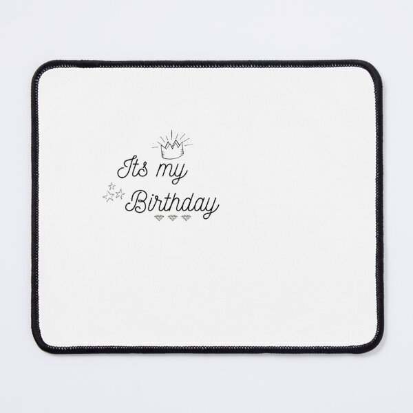 Item preview, It's My Birthday Shirt for Women, Teens, Girls, Black & Gold designed and sold by DondDesigner.