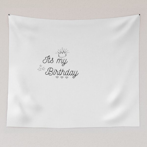 Item preview, It's My Birthday Shirt for Women, Teens, Girls, Black & Gold designed and sold by DondDesigner.