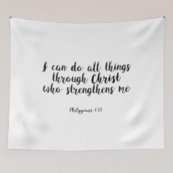Item preview, I can do all things through Christ who strengthens me Philippians 4:13 designed and sold by quotesoup.