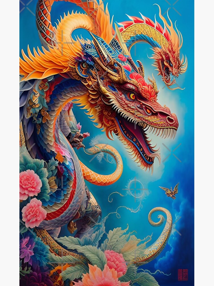"Art Exotic Martial Arts Karate Kung Fu MMA Art Oriental Dragon