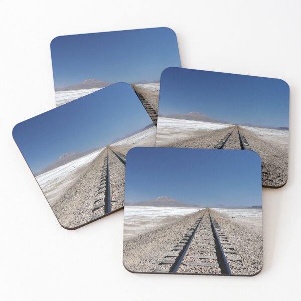 Item preview, Rails in the White Desert: A Surreal View of the Salar de Uyuni designed and sold by franck380.