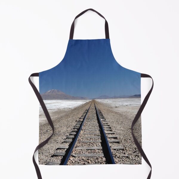 Item preview, Rails in the White Desert: A Surreal View of the Salar de Uyuni designed and sold by franck380.