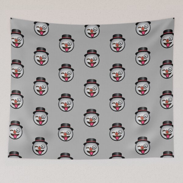 Artikelvorschau, Winter Wonderland Silly Snowman Emoji Face entworfen und verkauft von PrintPress.