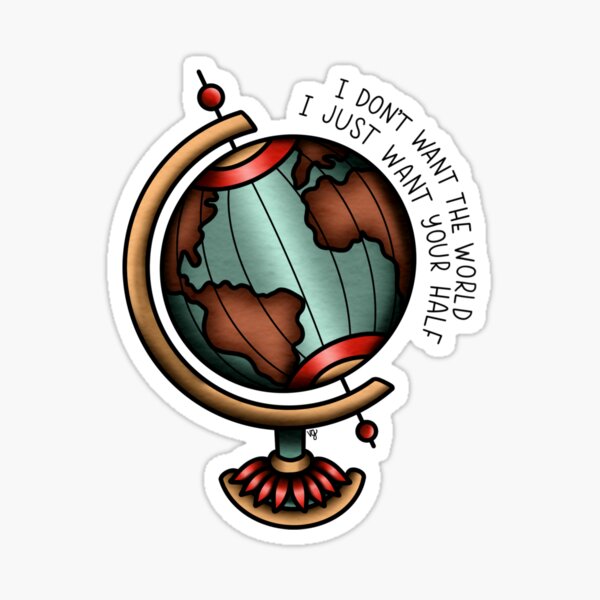 I Just Want Your Half Sticker