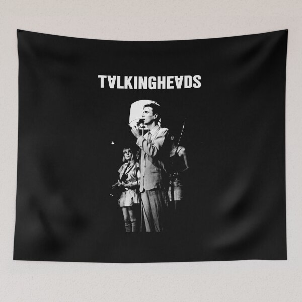 Item preview, Black and White music Talking Heads performing T Shirt designed and sold by HanhLam.
