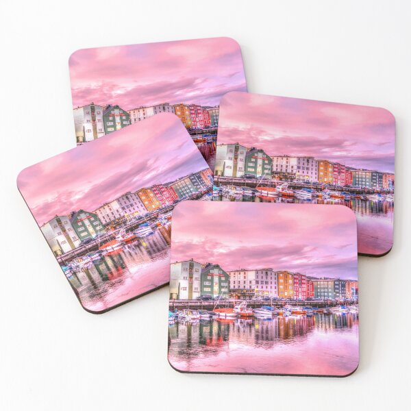 Item preview, MARITIME #35 - Colorful Buildings Along River in Trondheim Norway designed and sold by DEL-Productions.