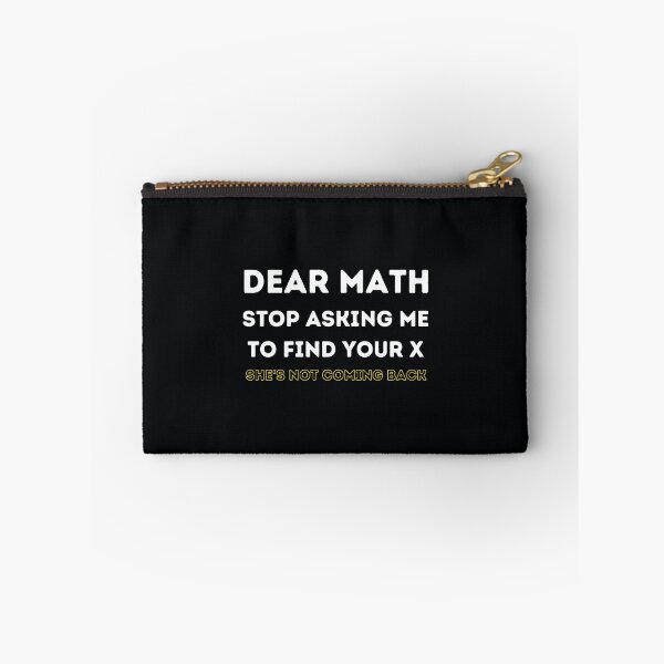 Item preview, Dear Math - Funny Math Joke designed and sold by MathVerge.